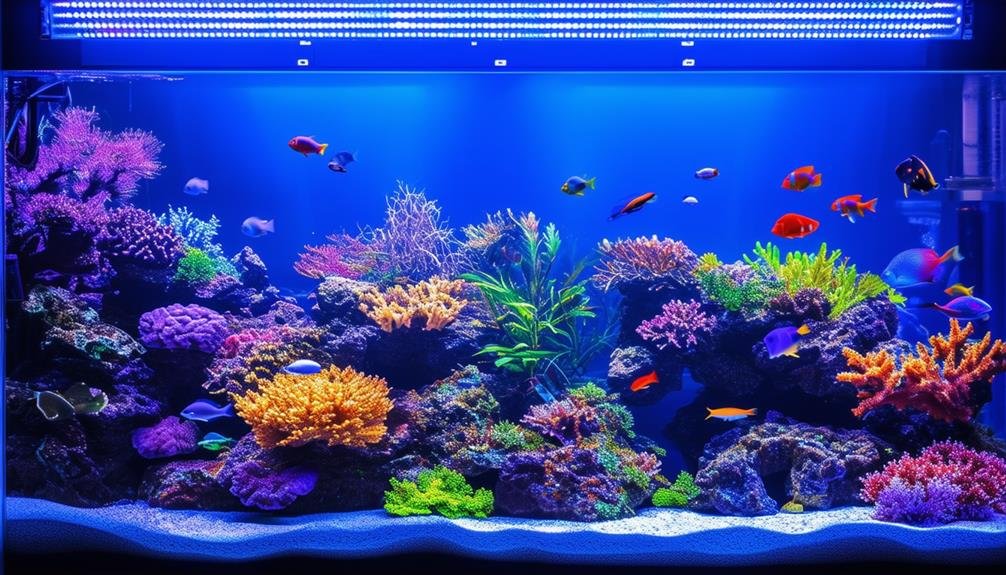 aquarium lighting optimize environment illumination