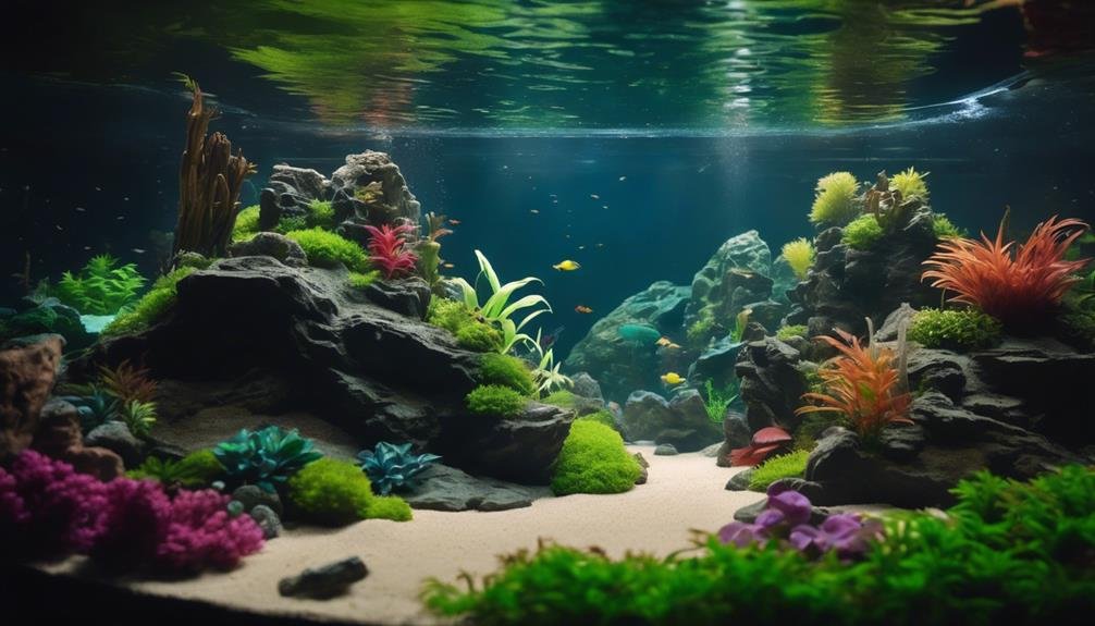 artificial plants for aquascaping