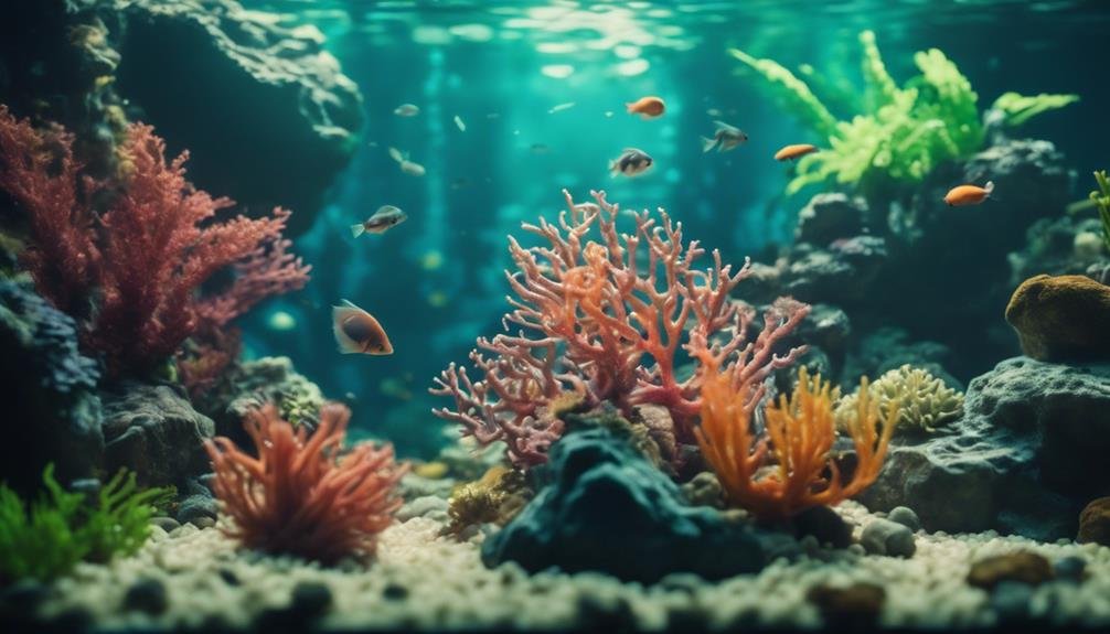 custom aquarium background creation