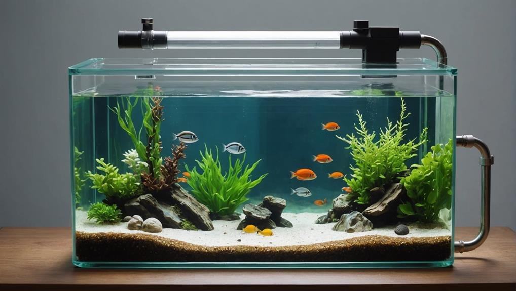 diy aquarium overflow system construction
