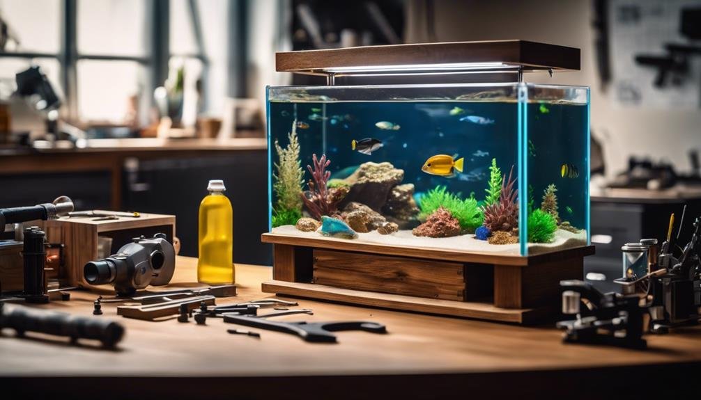 diy nano aquarium stand