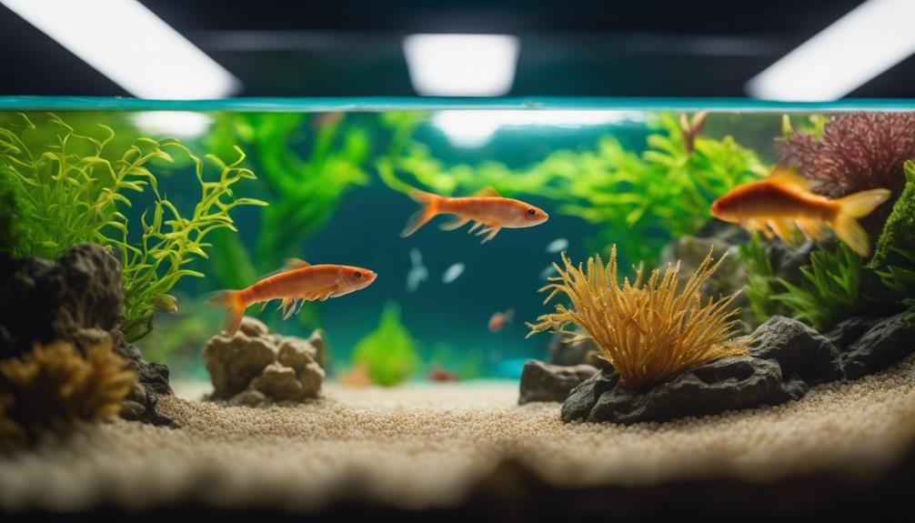 gravel or sand substrate