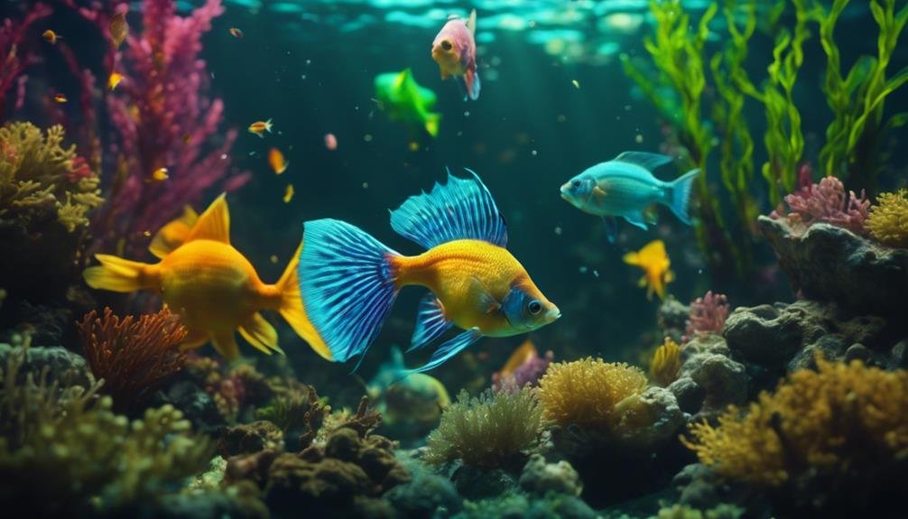 identifying fish mating signs