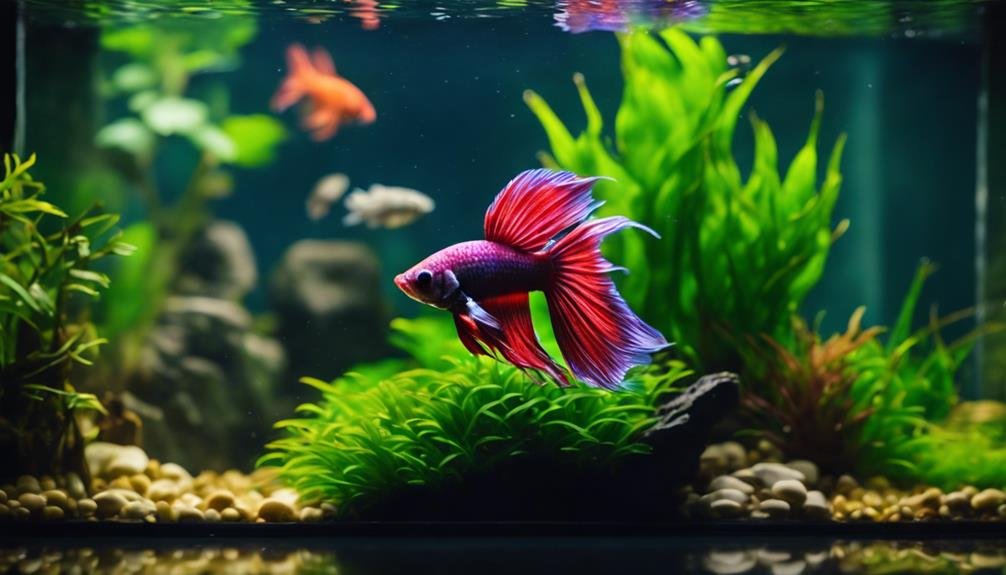 nano betta tank setup