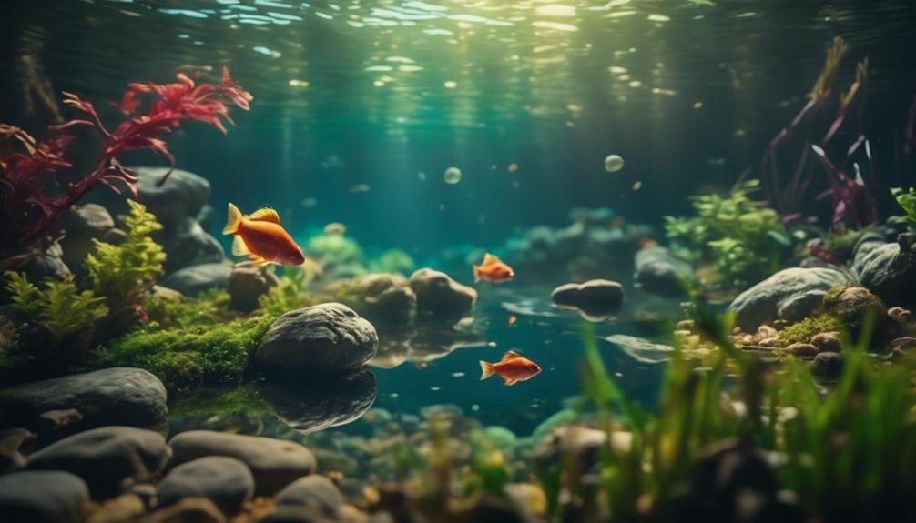 natural landscapes in aquariums