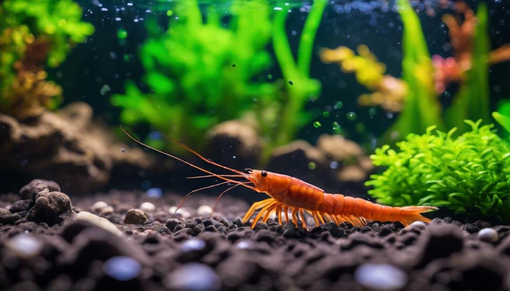 optimal shrimp tank substrates