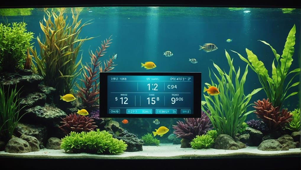 precise aquarium temperature monitoring