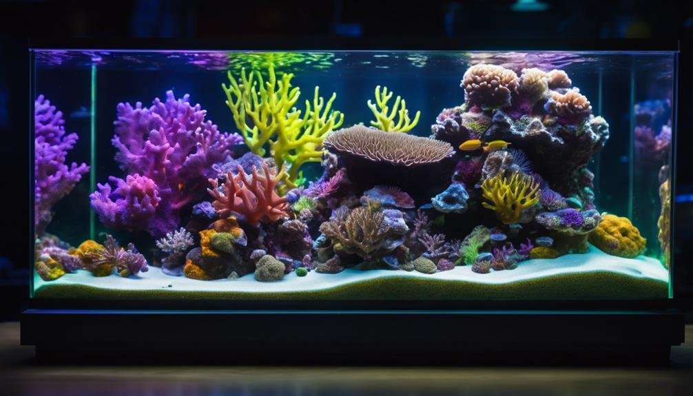 reef aquarium lighting setup