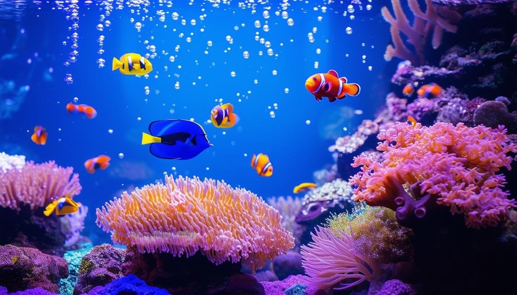 vibrant hardy saltwater aquarium fish